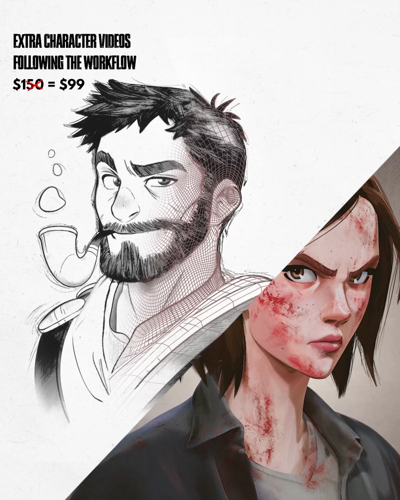 具有 2D 外观的 Maya 手绘角色Hand-Painted Maya Character with a 2D LookPersonaje pintado a mano en Maya con apariencia 2D-虚幻之初