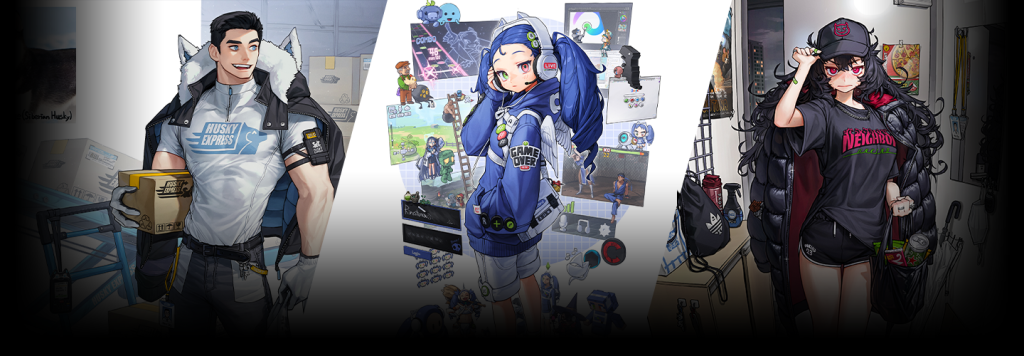 绘图 角色创作的想法和表达 插图画家 里诺金枪鱼-虚幻之初