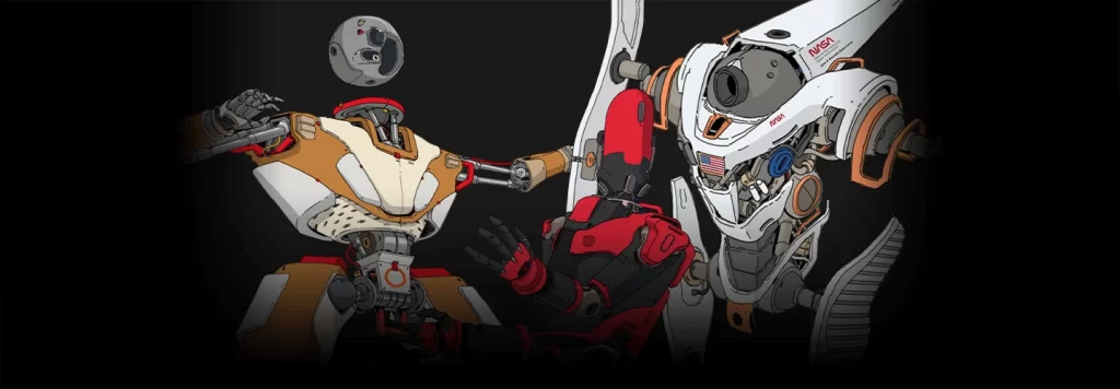 科幻插图机甲绘图简介 概念艺术家 Kenn Yap-虚幻之初