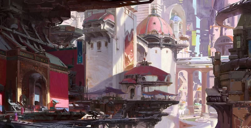 徐慕阳三叠色场景原画网络班教程Xu Muyang Three-Overlay-Color Scene Concept Art Online Course-虚幻之初
