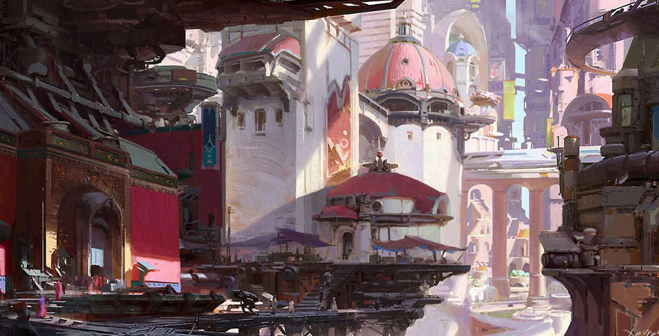 徐慕阳三叠色场景原画网络班教程Xu Muyang Three-Overlay-Color Scene Concept Art Online Course-虚幻之初