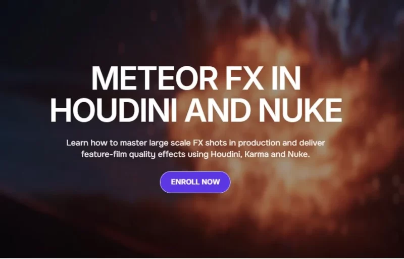 HOUDINI 和 NUKE 中的流星特效Meteor FX in HOUDINI and NUKE-虚幻之初