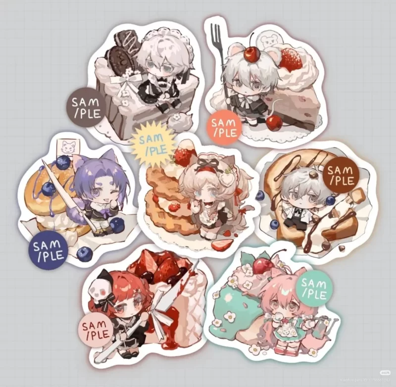 空条杏梨甜品qq人2025 | Kūjo Anri’s Dessert-Themed Chibi Characters 2025-虚幻之初