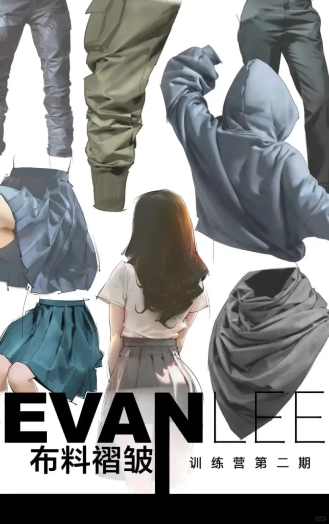 图片[2]-Evanlee布料褶皱训练营第1期2025年 | Evanlee Fabric Folds Training Camp – Season 1 (2025)-虚幻之初