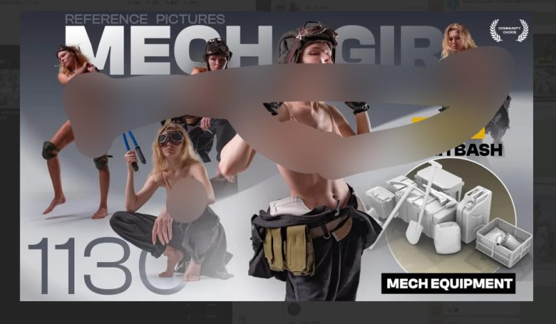 机甲少女 1100+ 照片参考 灵感来自 Machine KrigerMech Girl 1100+ Photo References Inspired by Machine Kriger-虚幻之初