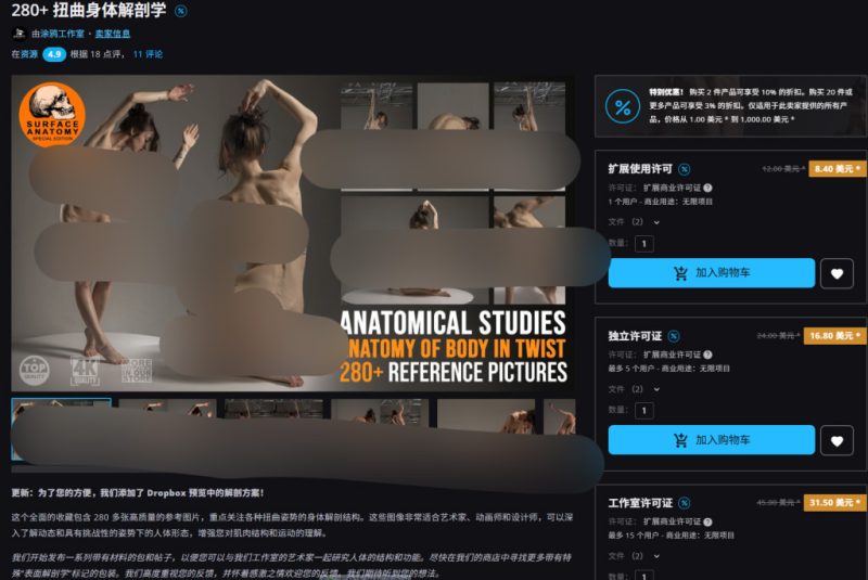 280+ 扭曲身体解剖学-虚幻之初