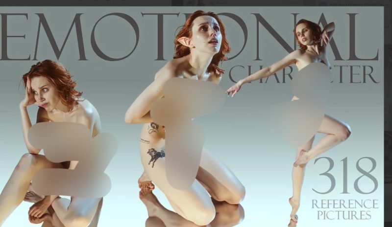 情感角色参考包 [318+]Emotional Character Reference Pack [318+]-虚幻之初