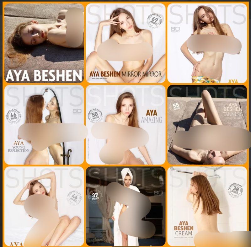 Hegre 艺术Aya Beshen-10套照片:555-虚幻之初