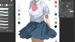 桑恩 学习如何在衣服上画皱纹，提升角色的质量 [80分钟]-虚幻之初