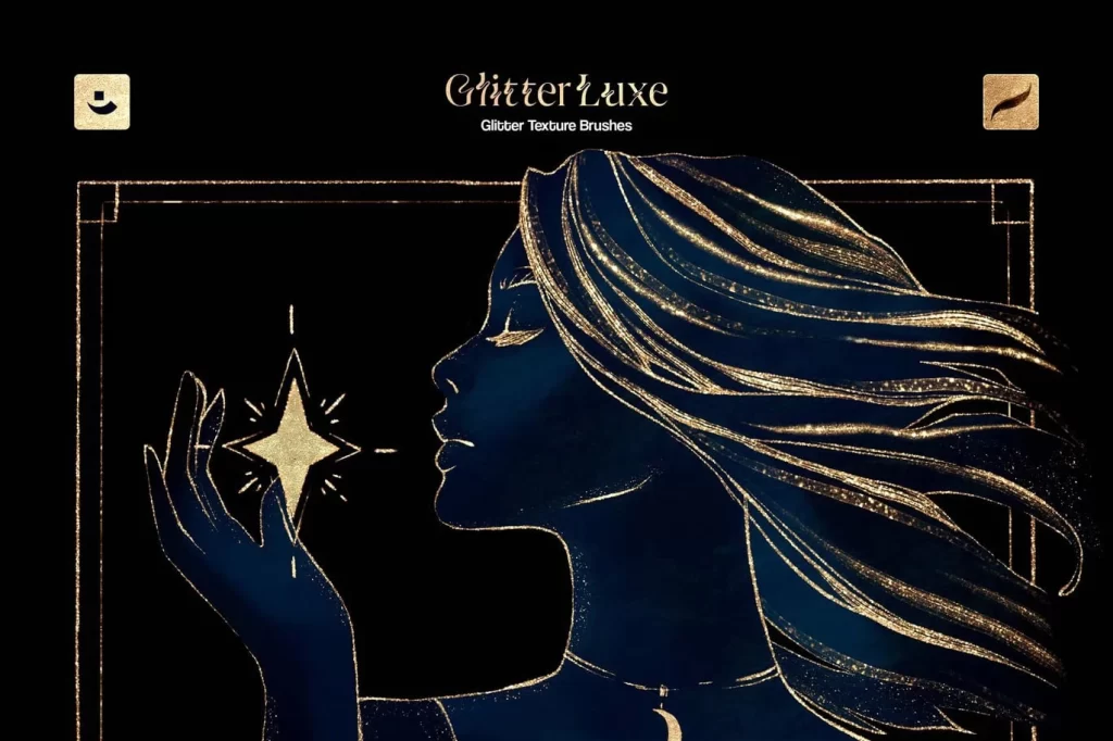 图片[5]-42-闪粉纹理Procreate刷-虚幻之初