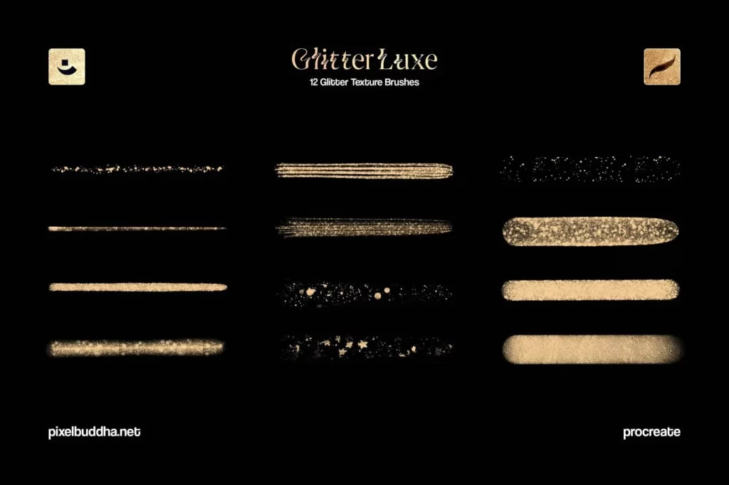 图片[4]-42-闪粉纹理Procreate刷-虚幻之初