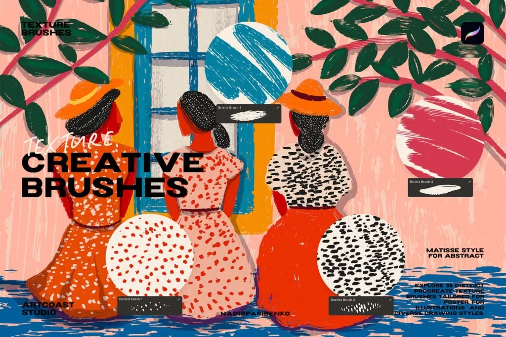 图片[4]-43-Procreate 创意纹理刷-虚幻之初