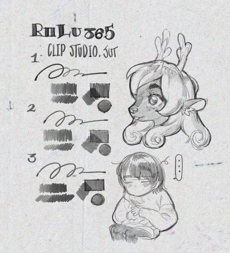 56-笔刷65种不同笔刷-虚幻之初