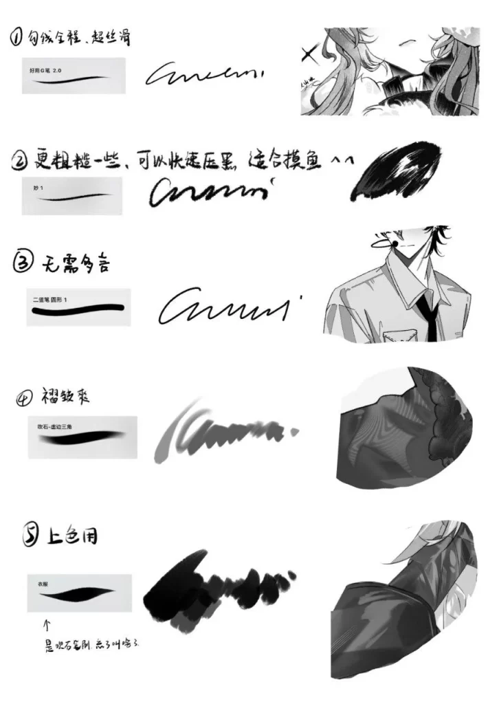 57-七号问题熔炉 黑白笔刷-虚幻之初