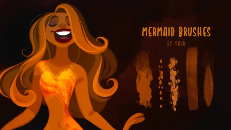 94-马库艺术 – 美人鱼画笔-虚幻之初