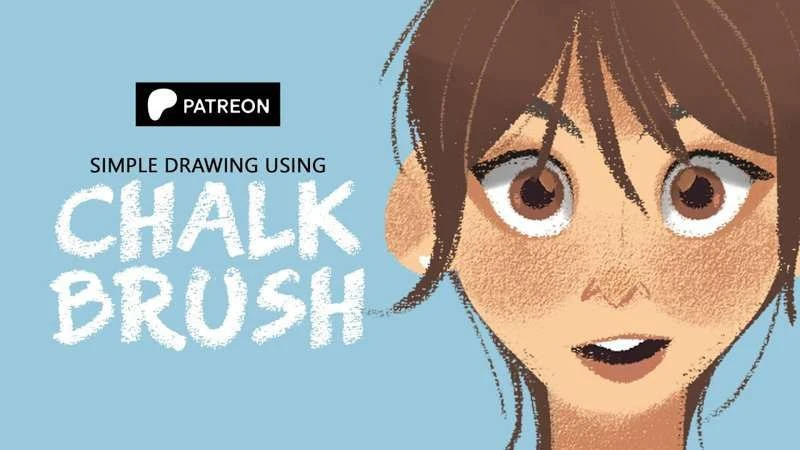 96-马库艺术——用粉笔笔刷进行简单绘画-虚幻之初