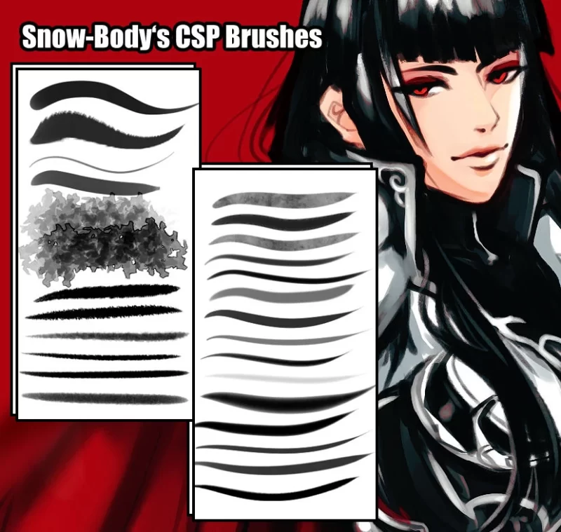 98- Snow的Clip Studio画笔 作者 雪体-虚幻之初