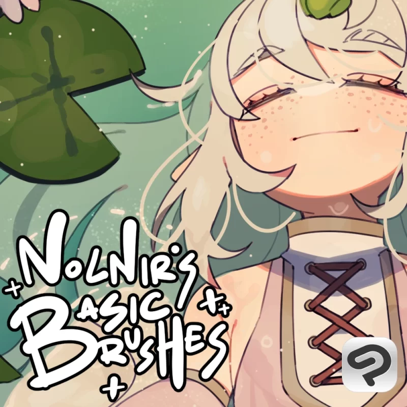 102-NOLNIR基础刷包 用于 Clip Studio Paint 的画笔-虚幻之初