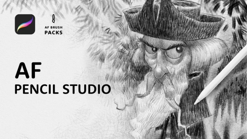 104-Procreate 专用绘图笔 AF Pencil Studio – 阿迪尔森·法里亚斯（Adilson Farias）-虚幻之初