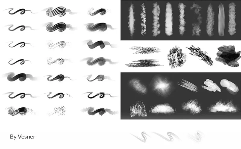 108-维斯纳（Vesner）设计的”Lazy Brushes”系列画笔-虚幻之初