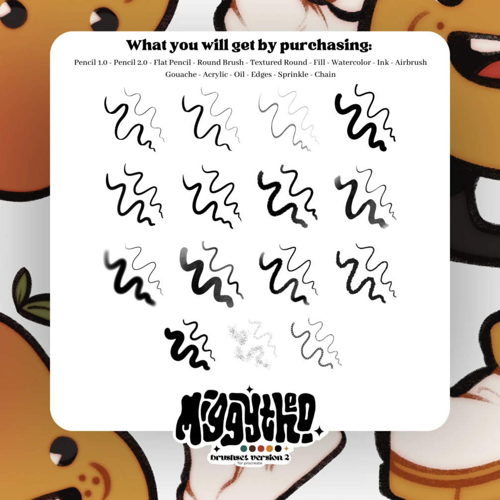 122-MIGGYTHEO 的 Procreate 2.0 画笔套装-虚幻之初