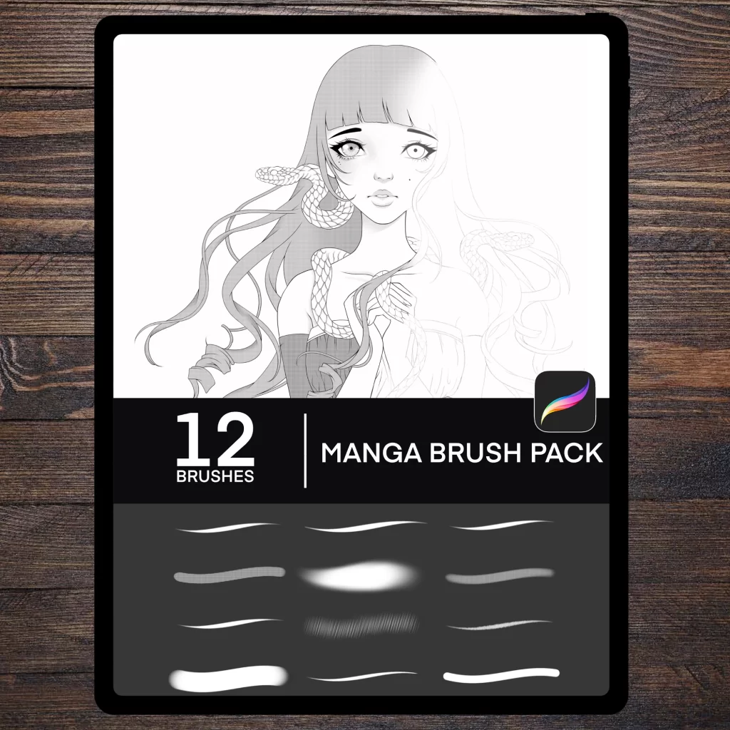 126-Procreate的12支漫画画笔-虚幻之初