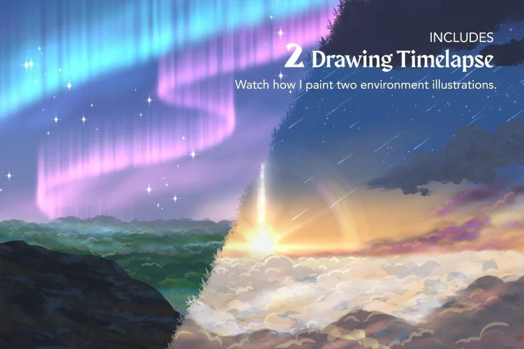 图片[4]-134-画笔：Environment Pro 画笔、Juju Arts 出品的 115 款专业画笔-Procreate-虚幻之初