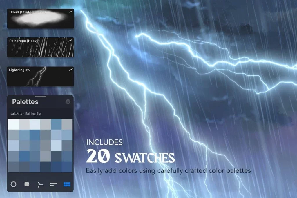 图片[3]-134-画笔：Environment Pro 画笔、Juju Arts 出品的 115 款专业画笔-Procreate-虚幻之初