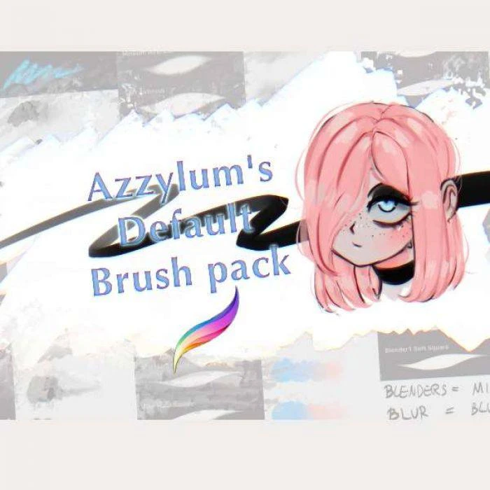162-「Azylum's Default Brush Pack —— Procreate 默认风格笔刷合集」-虚幻之初