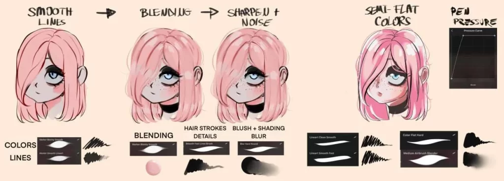 图片[2]-162-「Azylum’s Default Brush Pack —— Procreate 默认风格笔刷合集」-虚幻之初