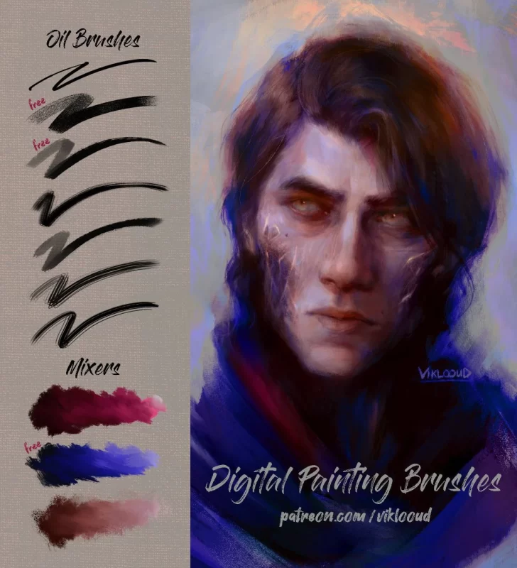 169-Digital Painting Brushes（数字绘画笔刷）-虚幻之初