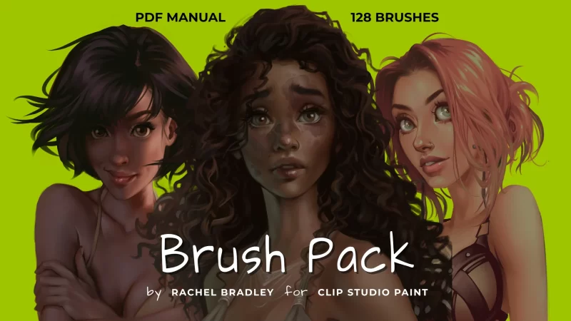 183-||剪辑工作室绘画 ||- Rachel Bradley 的《Brush Pack》-虚幻之初
