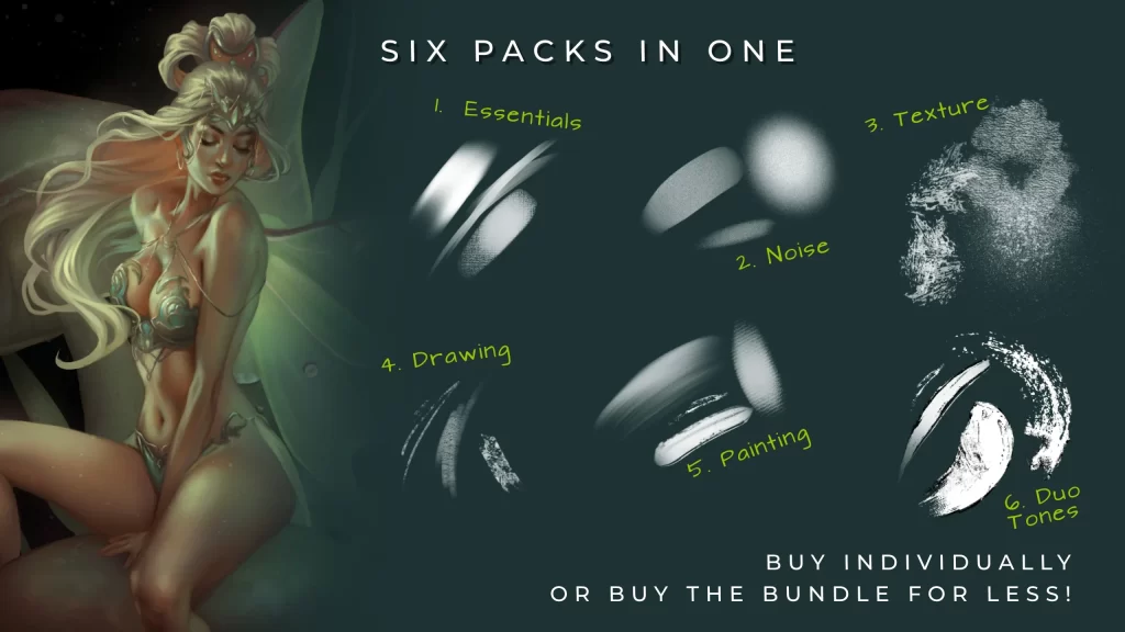 图片[3]-183-||剪辑工作室绘画 ||- Rachel Bradley 的《Brush Pack》-虚幻之初