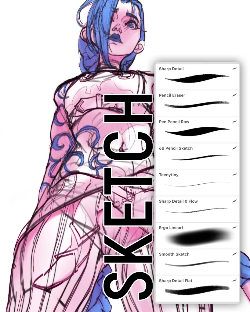 图片[3]-199-ergoINDEX – 刷具套装！[完整Procreate版] + 终身更新！-虚幻之初