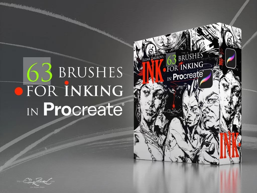 图片[2]-204-63个刷子，支持所有设置 （60个模拟真实钢笔、刷子、喷涂和溅水的画笔 +3个与“SPLASHES”画笔相同的喷涂/吸点刷），-虚幻之初