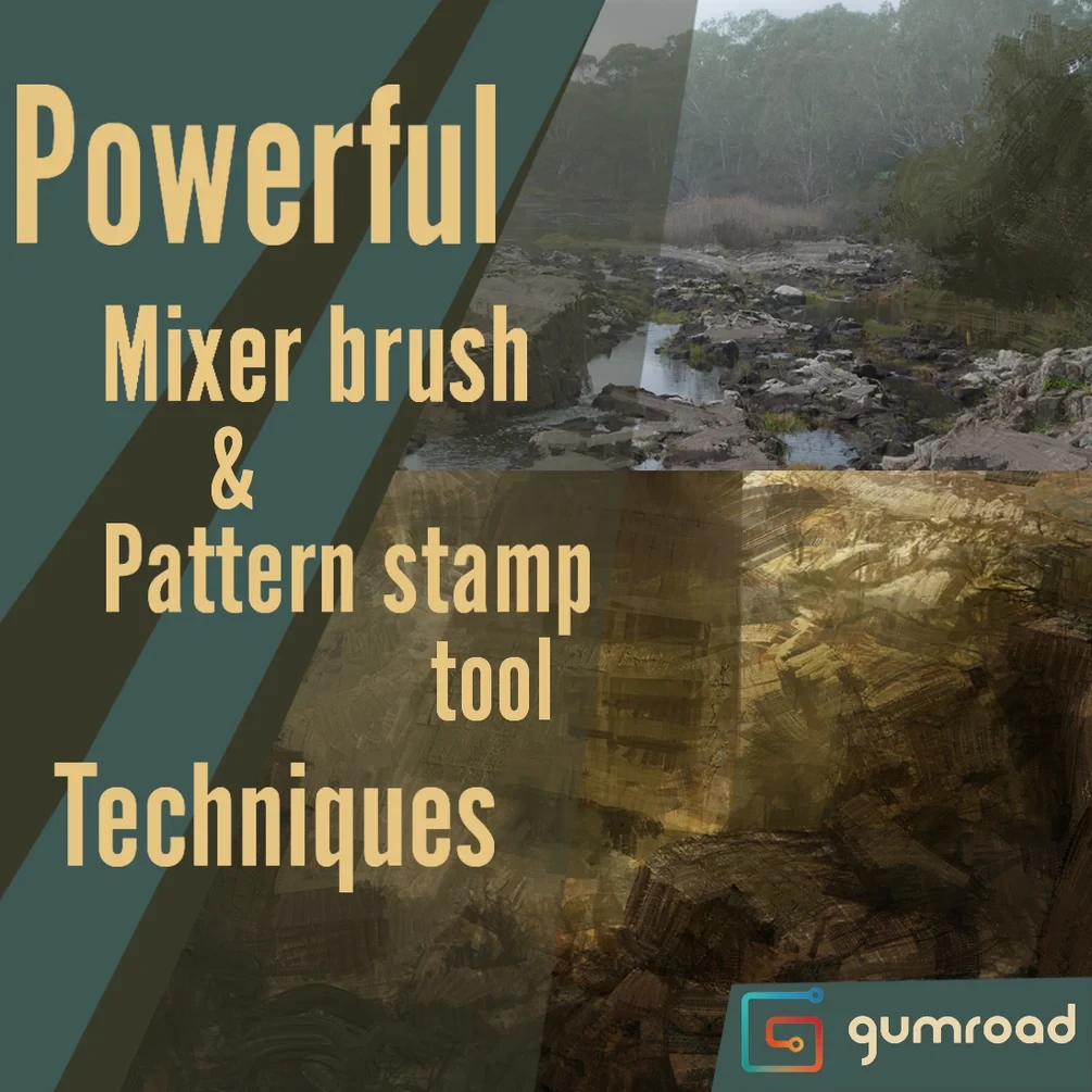 214-强大的搅拌刷与图案印章工具技巧-虚幻之初