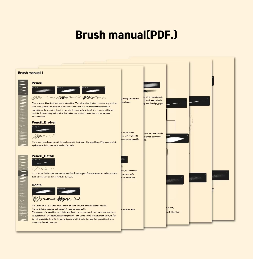 图片[4]-234-20支素描铅笔刷-虚幻之初