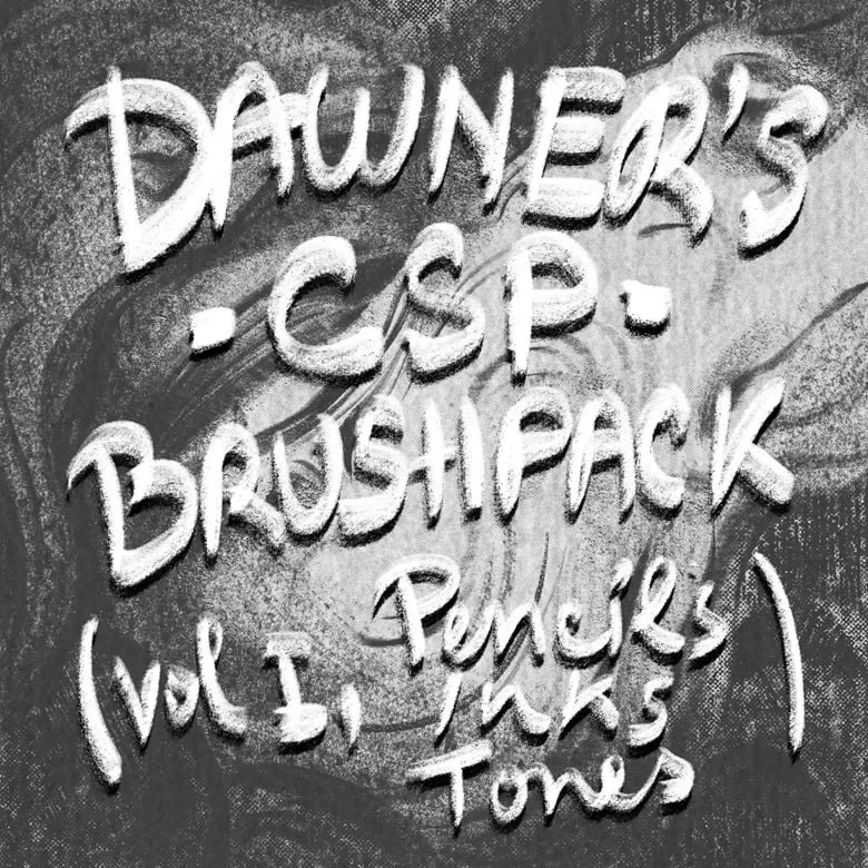 243-Dawner的CSP画笔包 第一卷 - 铅笔、墨线、色调-虚幻之初
