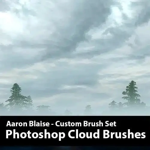253-Photoshop 云朵笔刷（Aaron Blaise 自定义套装）-虚幻之初
