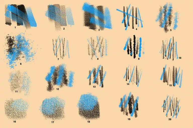 258-亚伦·布莱斯 Photoshop 画布纹理笔刷-虚幻之初