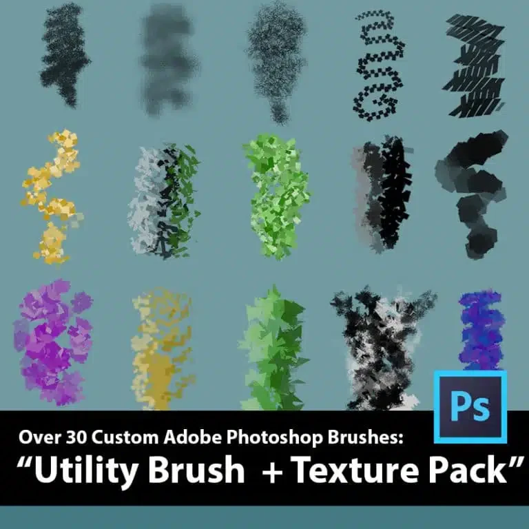 259-Photoshop 工具 画笔与纹理包-虚幻之初