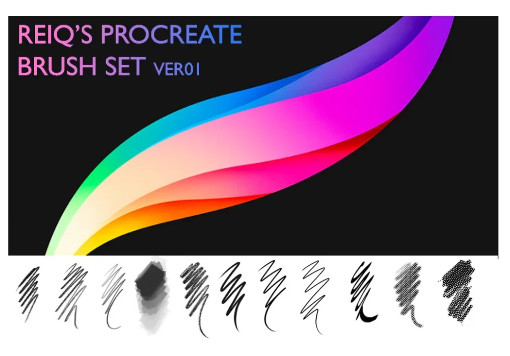 268-REIQ的Procreate笔刷套装（Ver 01-虚幻之初