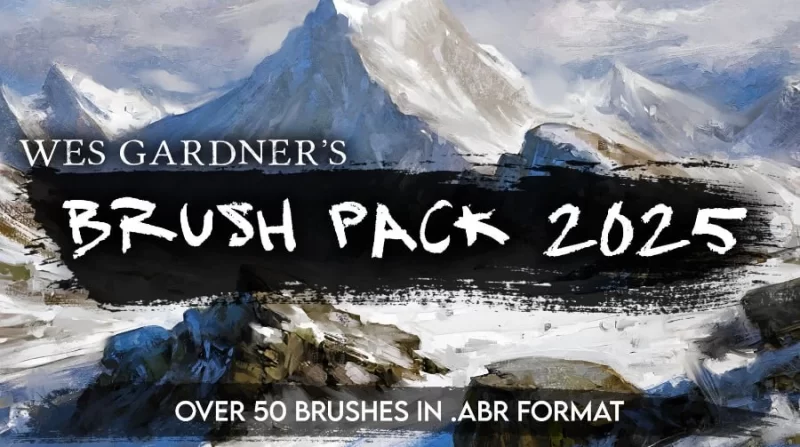 273-Wes Gardner 2025画笔包 * 软件：PS（.abr格式）-虚幻之初