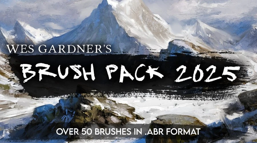 273-Wes Gardner 2025画笔包 * 软件：PS（.abr格式）-虚幻之初