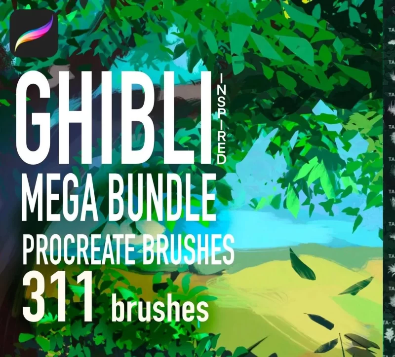 298-受吉卜力启发的 FidaiBrushes 超值大礼包-虚幻之初