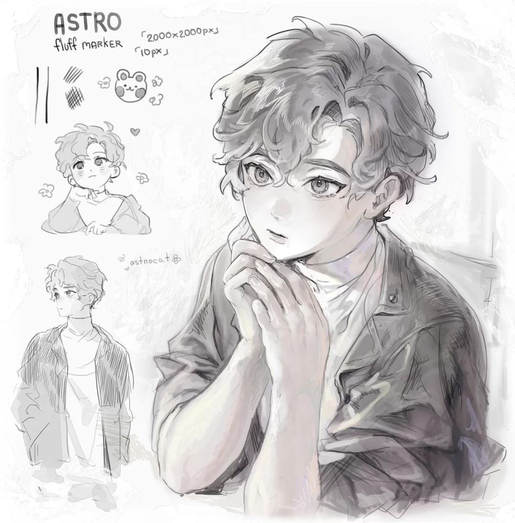 304-ASTRO 毛绒记号笔 内容ID：1991182-虚幻之初