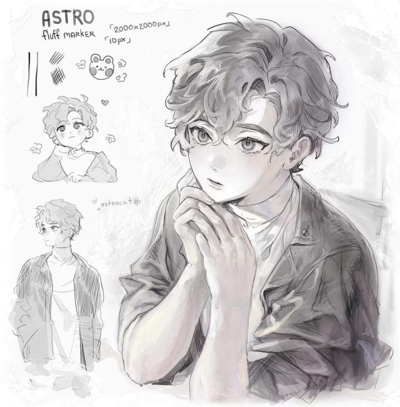 304-ASTRO 毛绒记号笔 内容ID：1991182-虚幻之初
