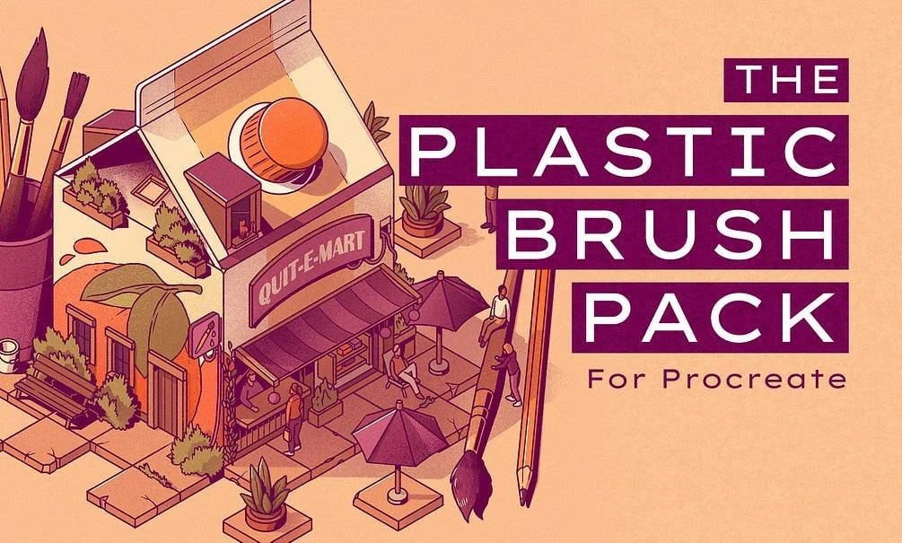 图片[4]-334-适用于Procreate的塑料画笔套装-虚幻之初