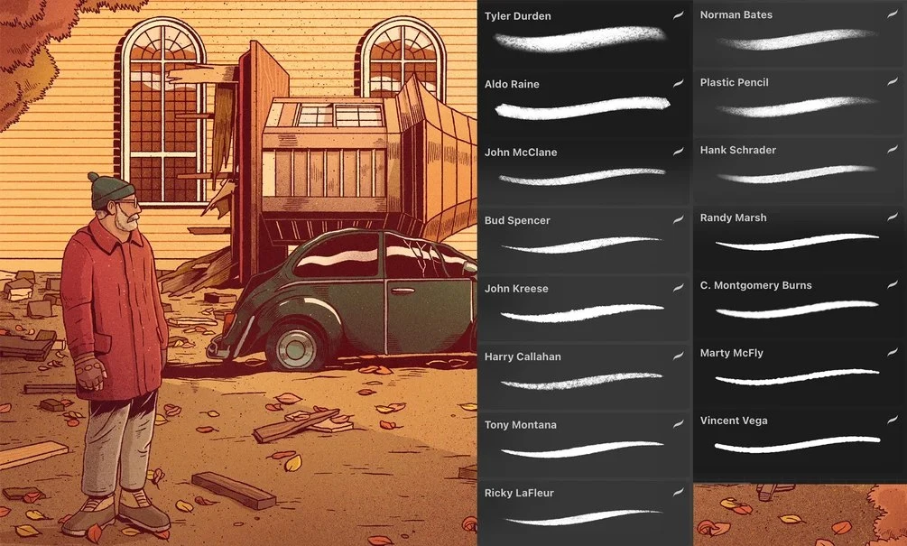 图片[2]-334-适用于Procreate的塑料画笔套装-虚幻之初