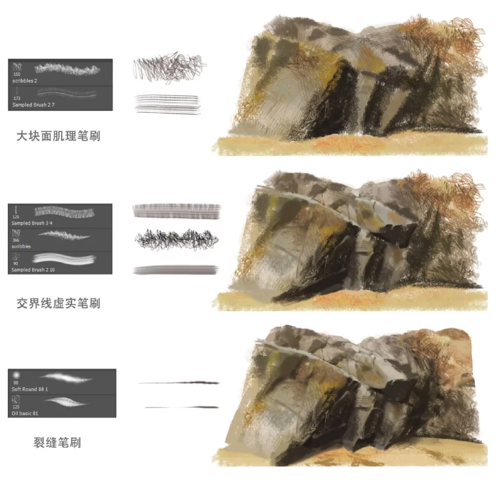 图片[2]-339-分享了一些关于石头绘画和画笔使用的小技巧-虚幻之初